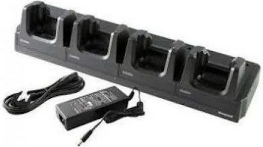 Honeywell EDA52-QBC-3 Batterijlader - 4 Slots - Zwart
