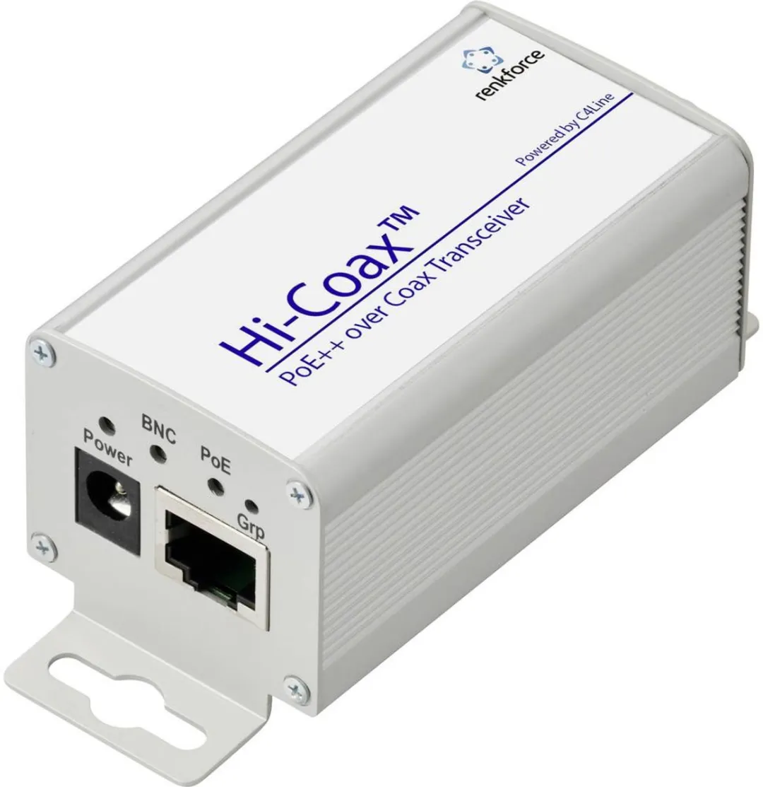 Renkforce RF-6861944 PoE++ Coax Transceiver