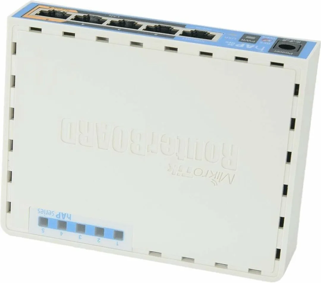 MikroTik RB952UI-5AC2ND Router - 5x LAN 1x WAN - 500 Mbit/s - Wit