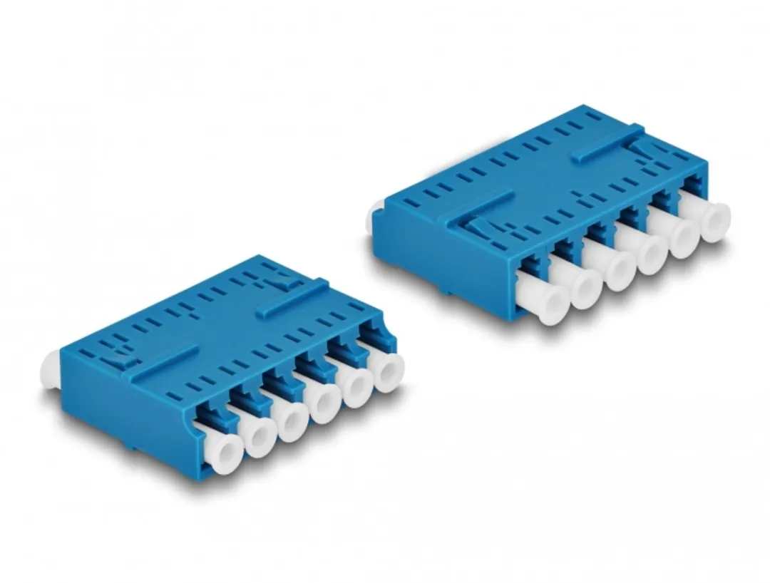 Delock LC Hexaplex Koppler Blauw - 87926