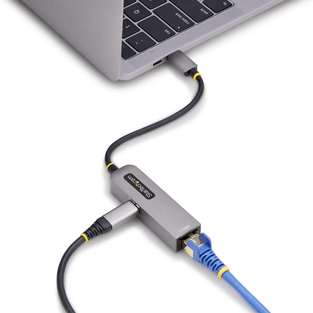 Startech 1GPD3-USB-C-ETHERnet Adapter - 1Gbps - 100W PD - Thunderbolt