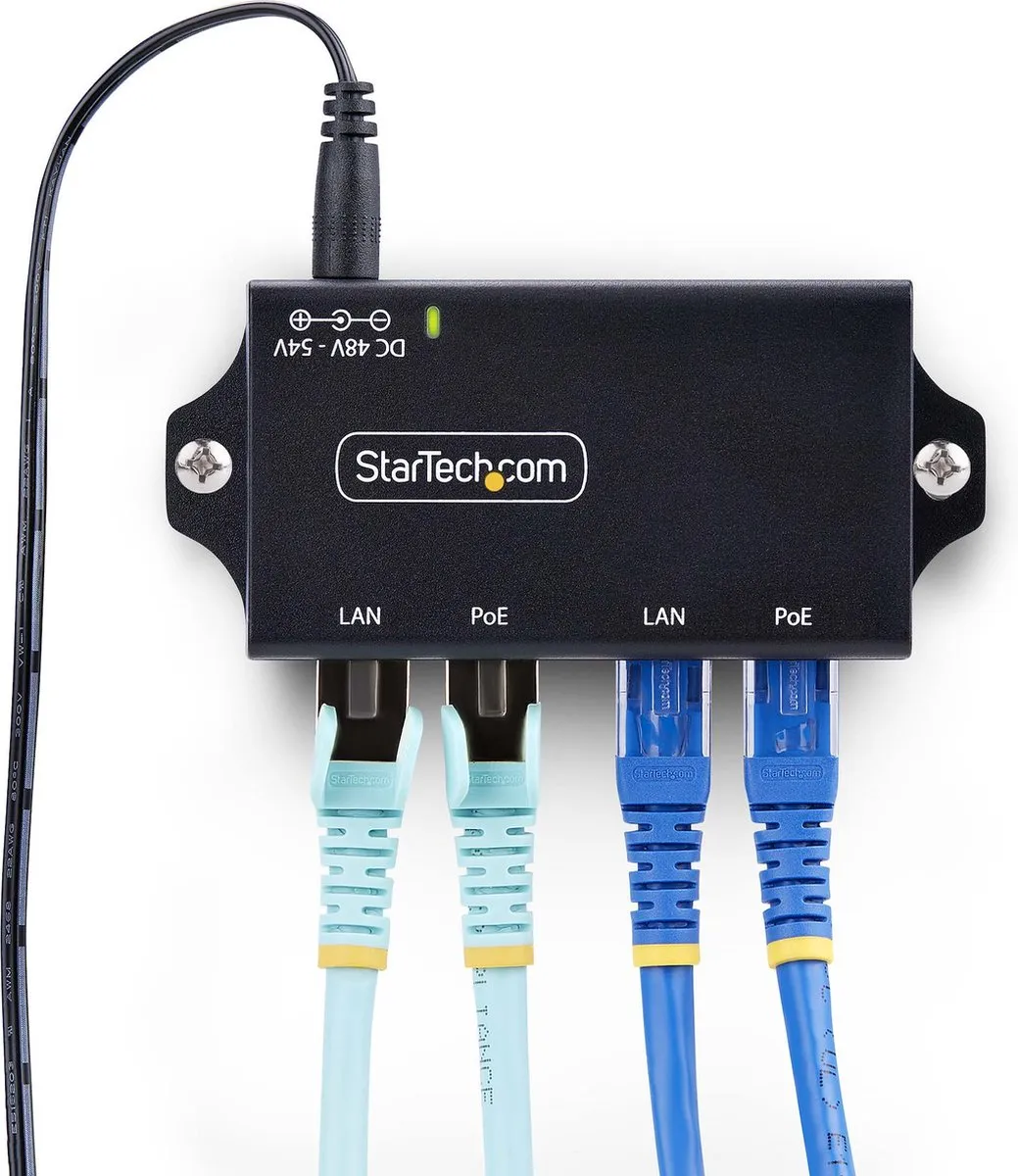 Startech AF221CE-POE-INJECTOR PoE+ Injector 30W - Zwart