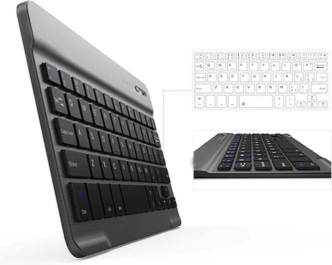 NÖRDIC KB-101 Toetsenbord - Bluetooth 5.0 - US Indeling - 78 Keys - USB-C - IOS, Android en Windows - Oplaadbaar