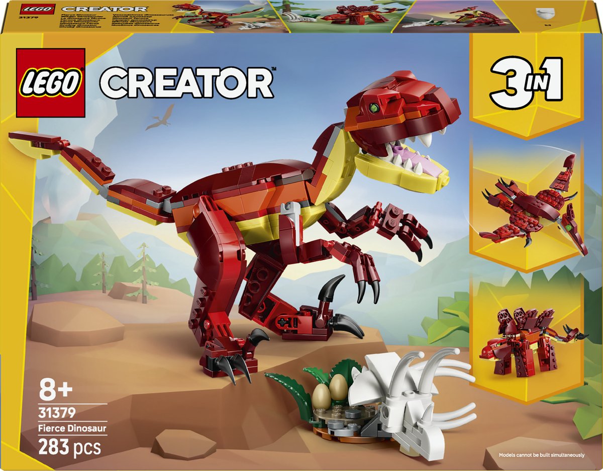 LEGO® CREATOR 31379 3-in-1-set Wilder dinosaurussen (31379)