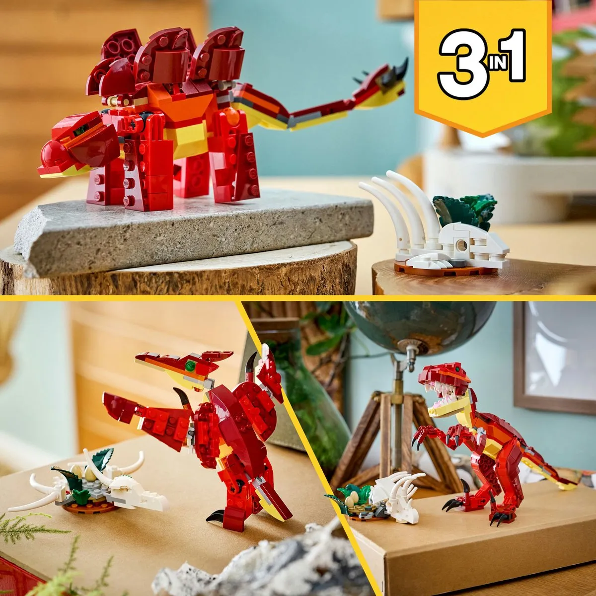 LEGO Creator 31379 Wilder Dinosaurussen 3-in-1 - Multicolor