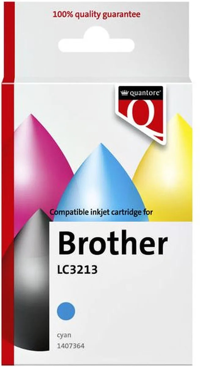 Quantore Inktcartridge LC3213 Blauw