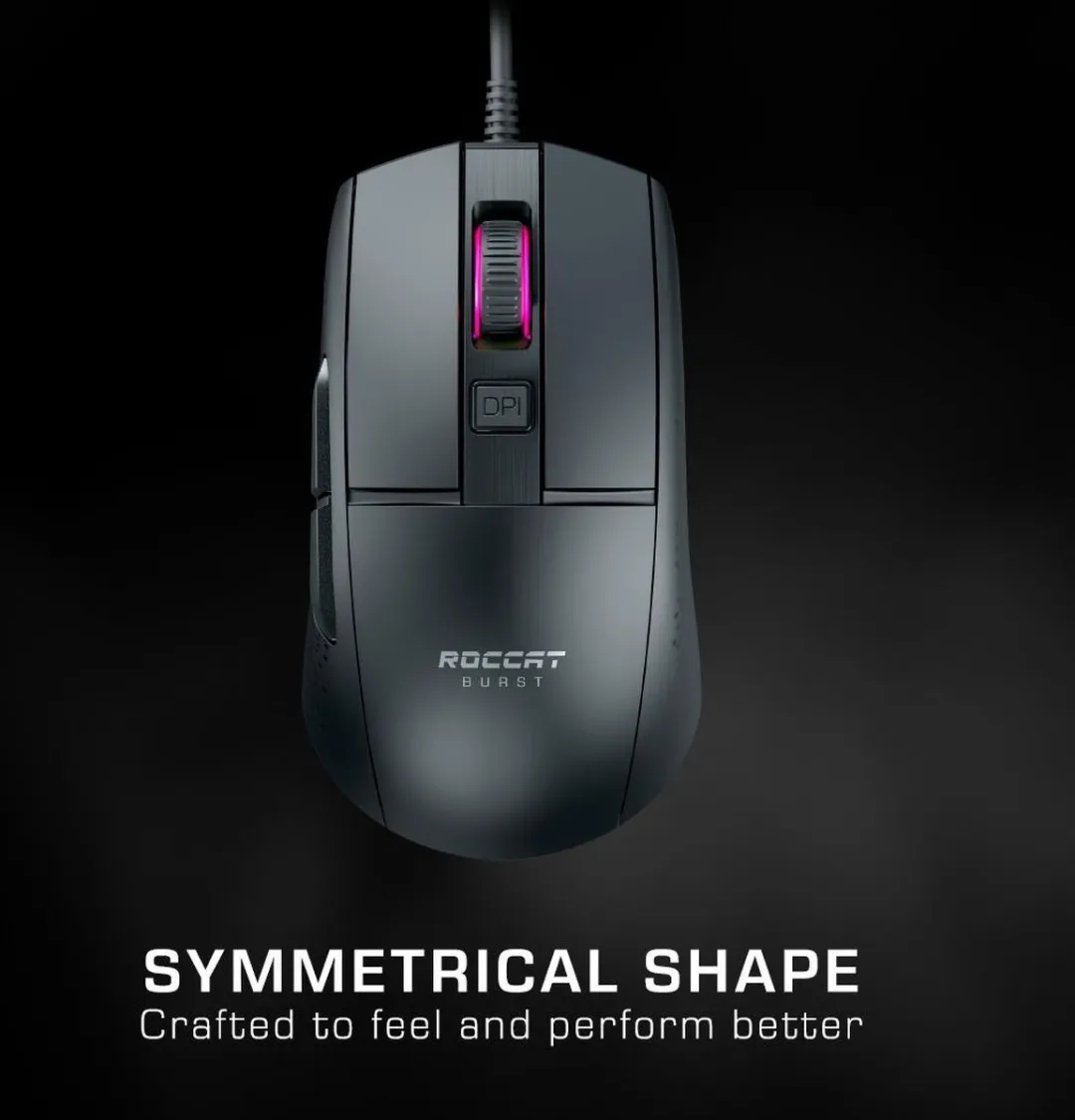 ROCCAT Burst Core Gaming Muis - 8500 DPI - Zwart