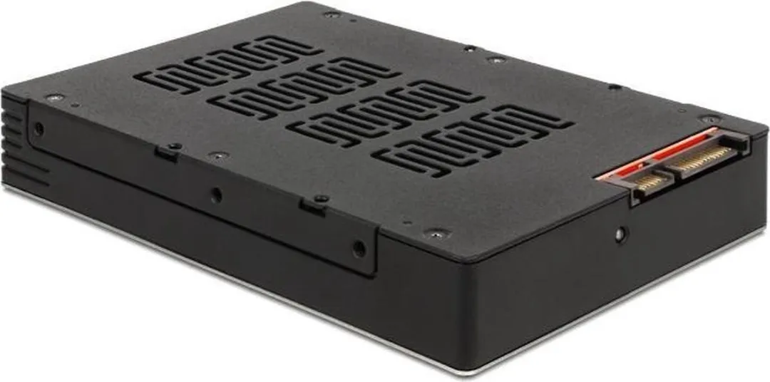 Delock 47224 Mobile Rack 2,5" SATA HDD/SSD - 3,5" - Zwart
