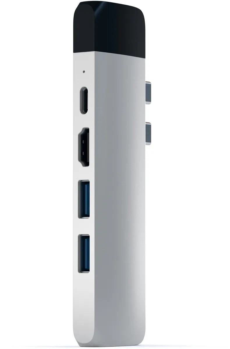 Satechi Type-C Pro Hub SAT07324 - 4K HDMI & Ethernet - Zilver