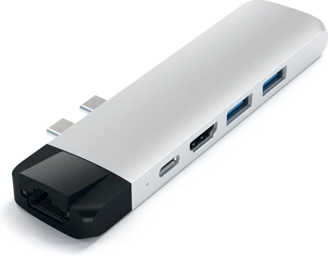 Satechi Type-C Pro Hub SAT07324 - 4K HDMI & Ethernet - Zilver - afbeelding 6 van 6