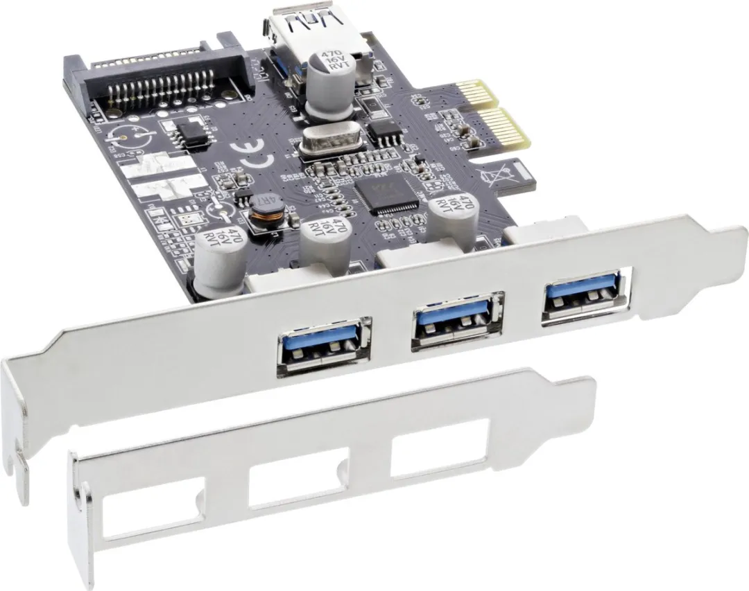 InLine 76662C interfacekaart/-adapter USB 3.2 Gen 1 (3.1 Gen 1)