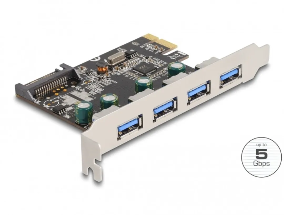 Delock 89297 USB 3.0 PCI Express Kaart - 4x
