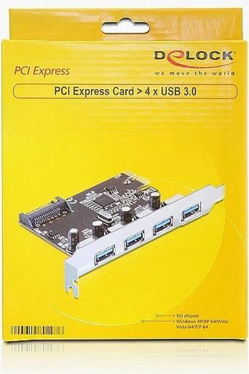 Delock 89297 USB 3.0 PCI Express Kaart - 4x