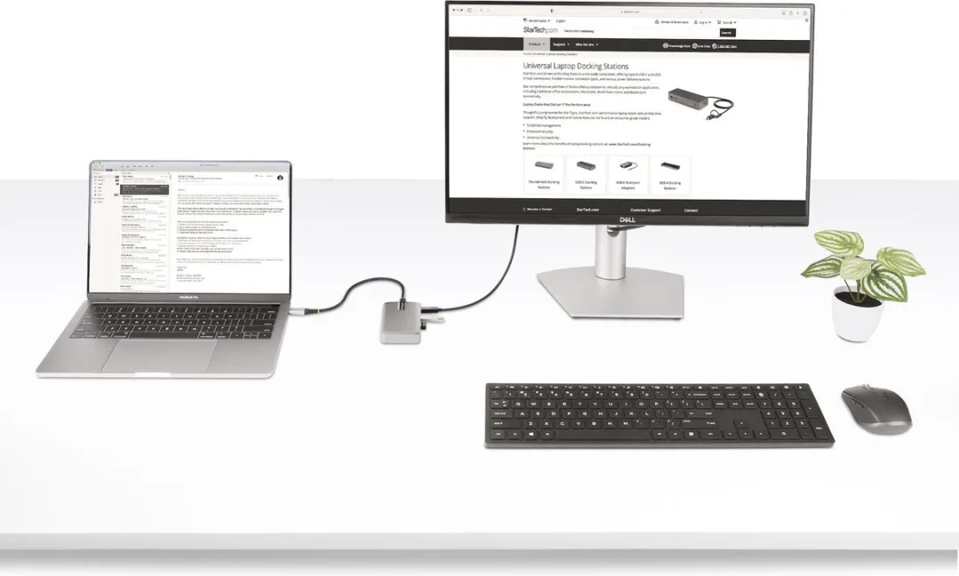 Startech HB31C3A1CDPPD3 USB-C Hub - 4K60Hz 100W - 3x USB-A 1x USB-C - 30cm
