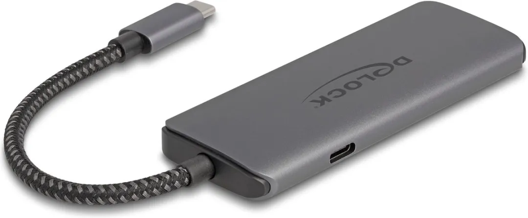 Delock 87804 Poortreplicator USB 3.2 Gen 1 - Grijs