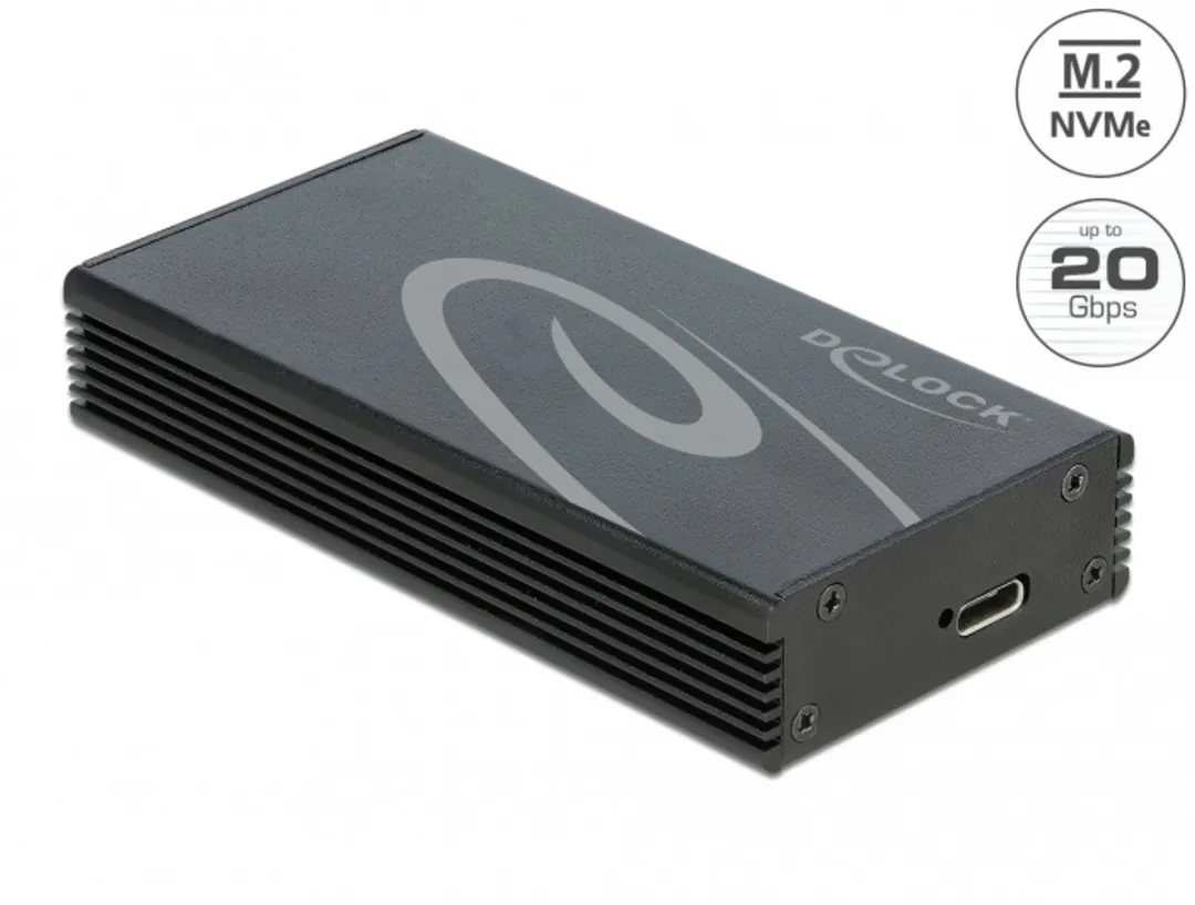 Delock 42000 Externe Behuizing M.2 NVMe USB-C