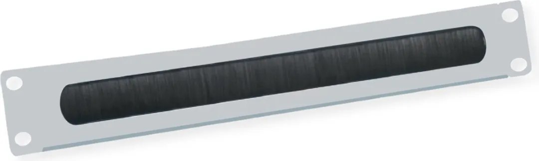 Value 19" Kabeldoorvoerstrook 2HE - grijs