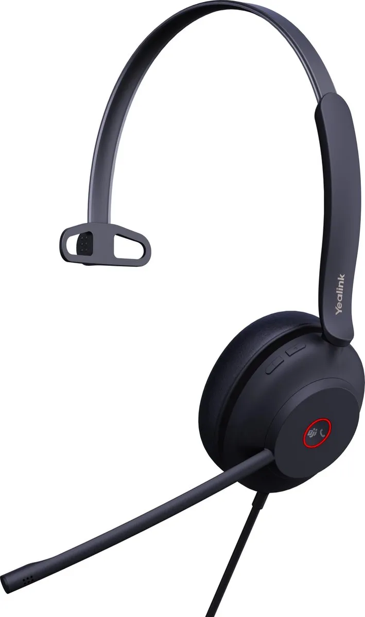 Yealink UH37 Mono Teams Headset - USB - Zwart