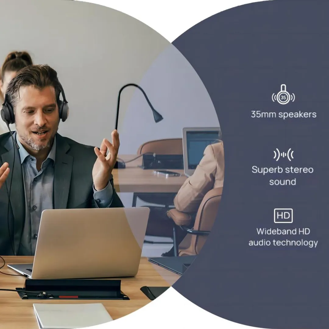 Yealink UH37 Mono Teams Headset - USB - Zwart - afbeelding 6 van 6