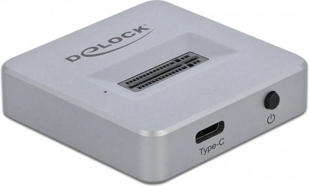 Delock M.2 Docking Station 64000 - USB-C - Zilver