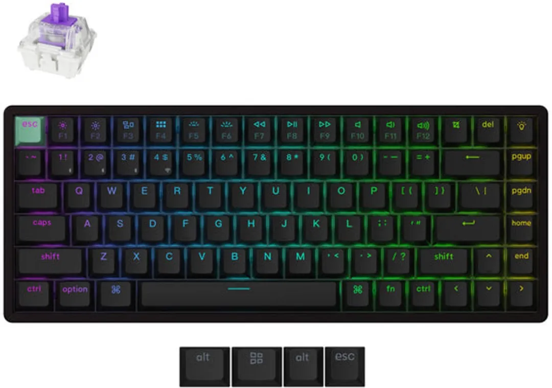 Keychron K2 HE K2H-J1 Toetsenbord - Nebula Switch - Zwart