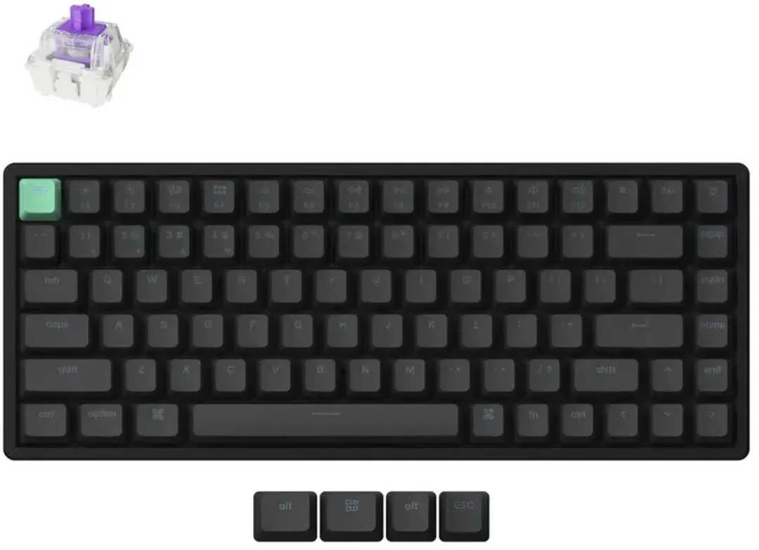 Keychron K2 HE K2H-J1 Toetsenbord - Nebula Switch - Zwart - afbeelding 6 van 6