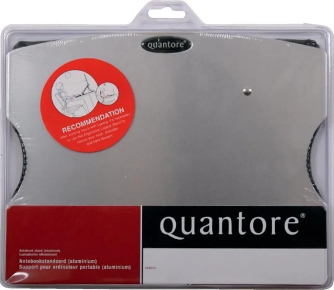 Quantore Verstelbare Laptopstandaard Aluminium - Metaal