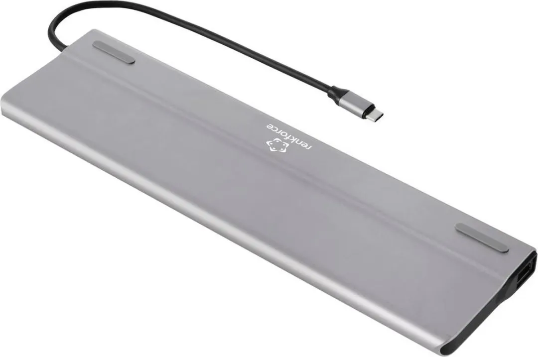 Renkforce RF-DKS-902 USB-C Dockingstation - Grijs