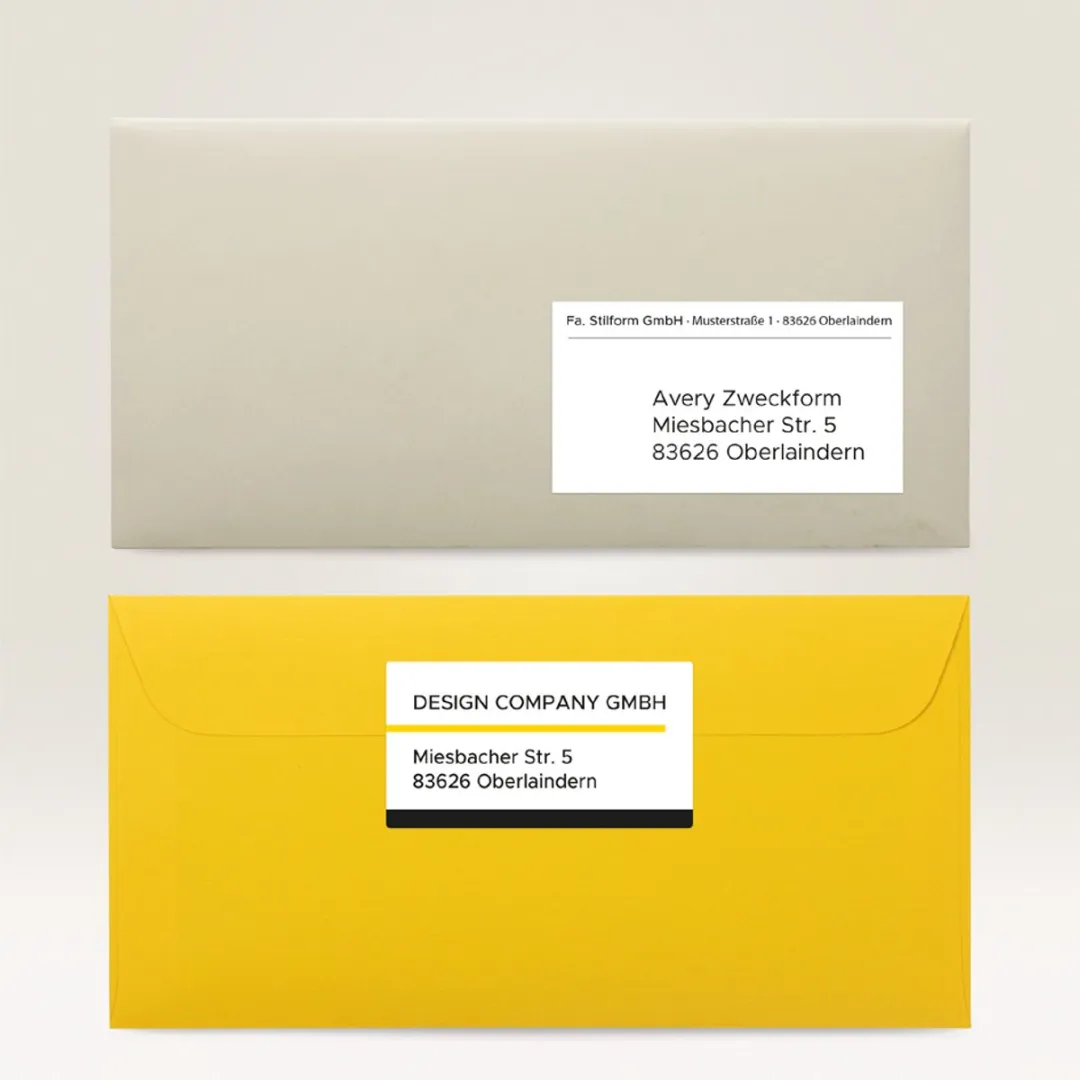 Avery QuickPEEL Etiketten 63,5x33,9mm Permanent - 100 Vel A4
