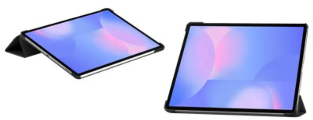 Just in Case Cazy Tablethoes iPad Air 11 - TriFold Bookcase - Zwart