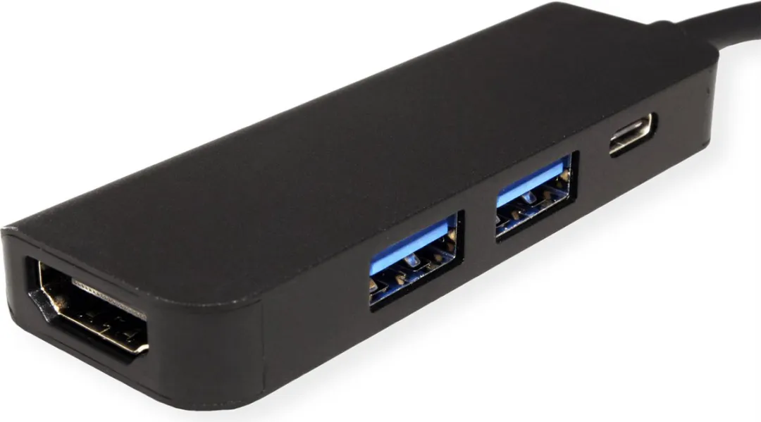 Value VALUE 12.99.1042 USB-C Dockingstation - 4K HDMI - 2x USB-A/Type-C PD - Zwart