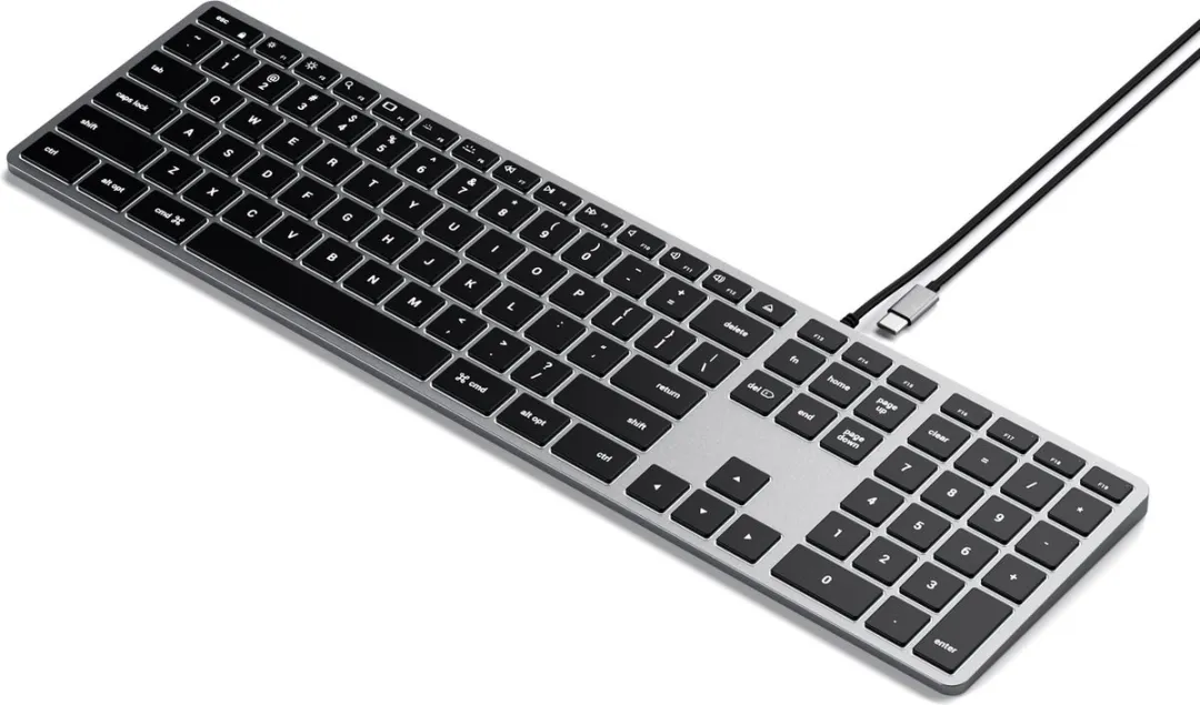 Satechi Slim W3 ST-UCSW3M USB-C Toetsenbord - Grijs - afbeelding 6 van 6