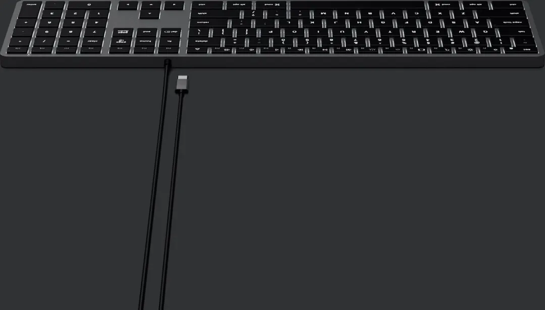 Satechi Slim W3 ST-UCSW3M USB-C Toetsenbord - Grijs