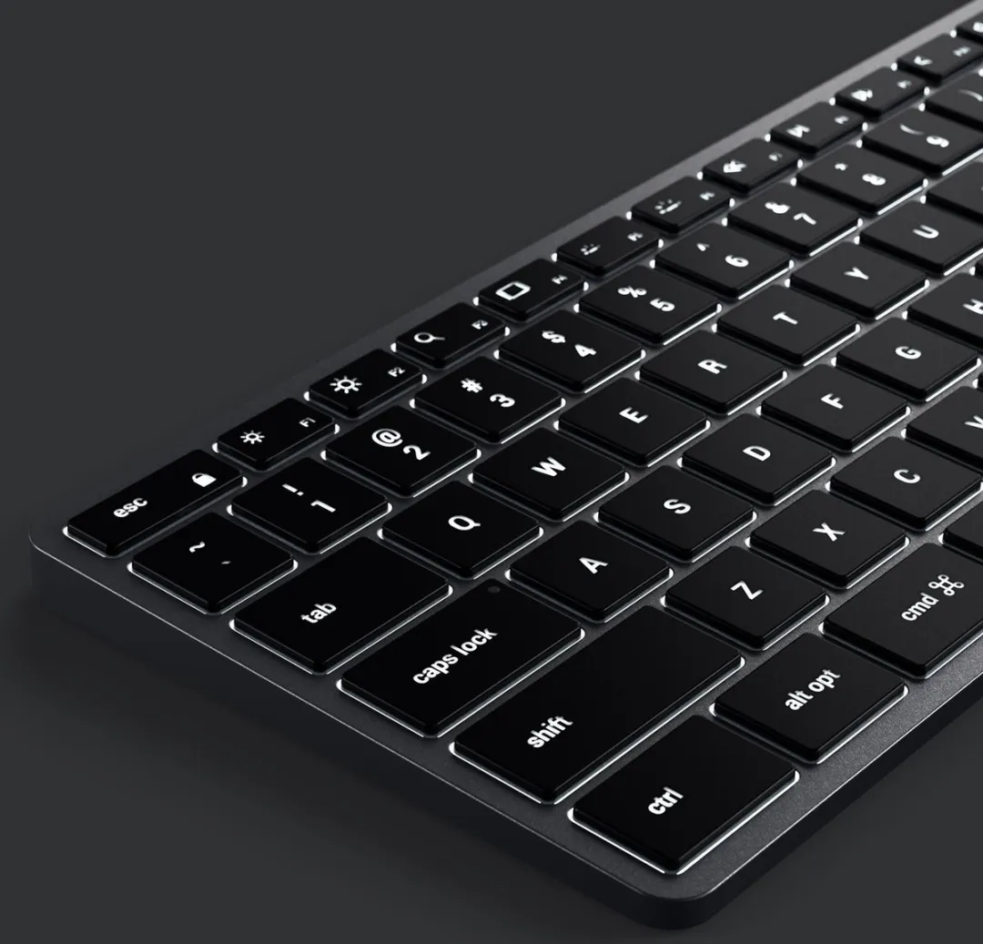 Satechi Slim W3 ST-UCSW3M USB-C Toetsenbord - Grijs