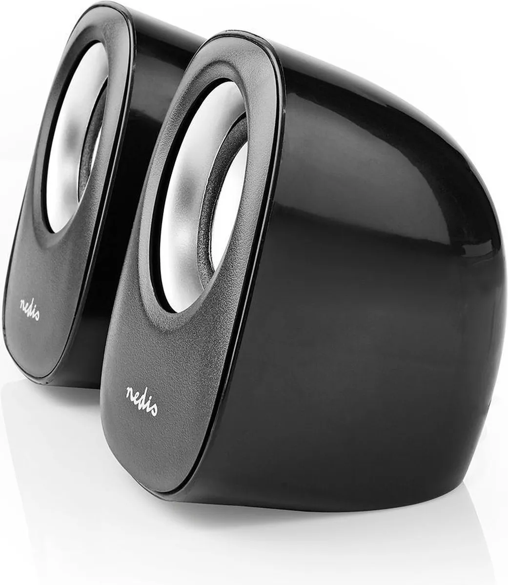 Nedis CSPR10020BK PC-Speaker 2.0 - 12W - Zwart