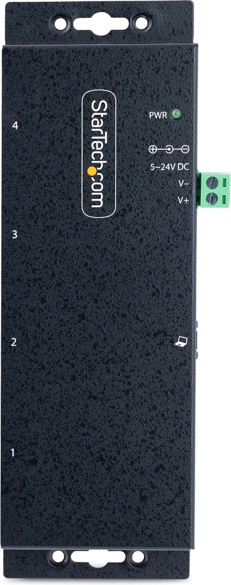 Startech 5G4AINDNP-USB-A-HUB USB Hub - 4 Poorten - Zwart