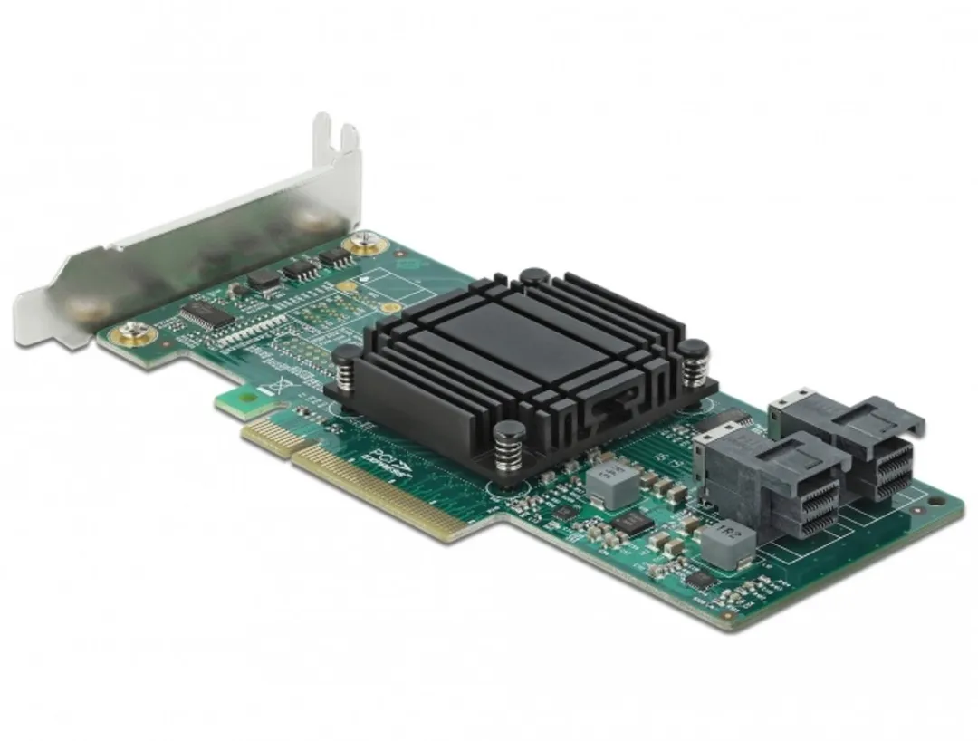 Delock PCIe x8 Kaart 2x NVMe SFF-8643 - Low Profile