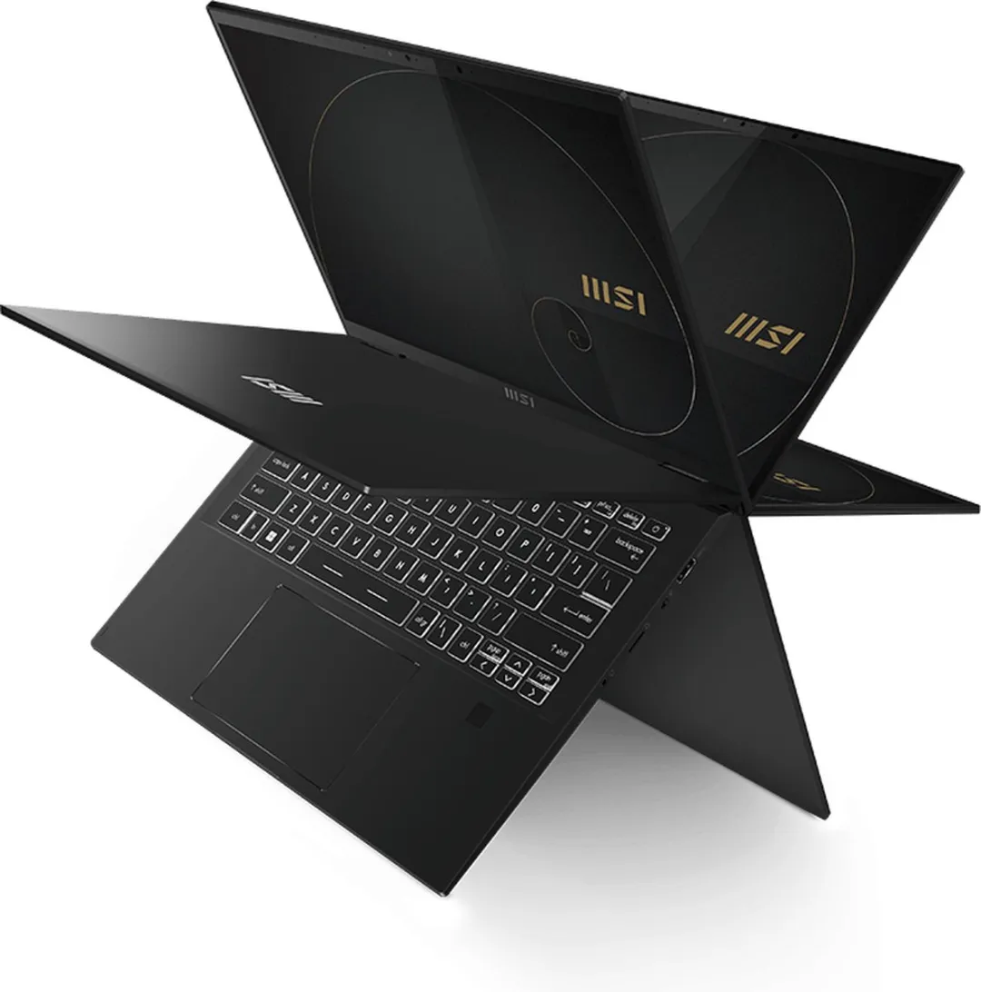 MSI Summit E14 Flip Evo A12MT-043FR 2-in-1 - 14" Touchscreen QHD+ - i5-1240P - 16GB/512GB - Zwart