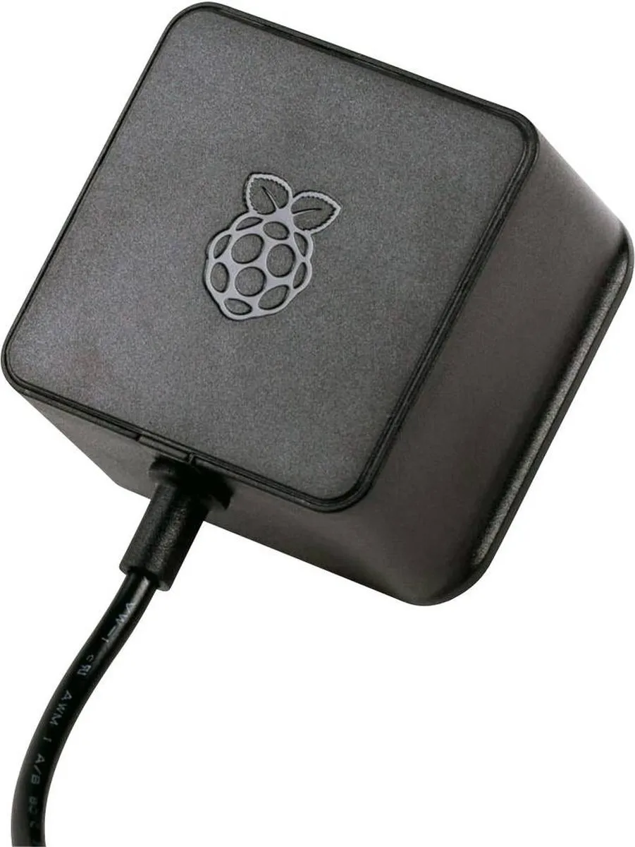 Raspberry Pi 4/400 Voeding USB-C 5.1V 3A - EU - Zwart
