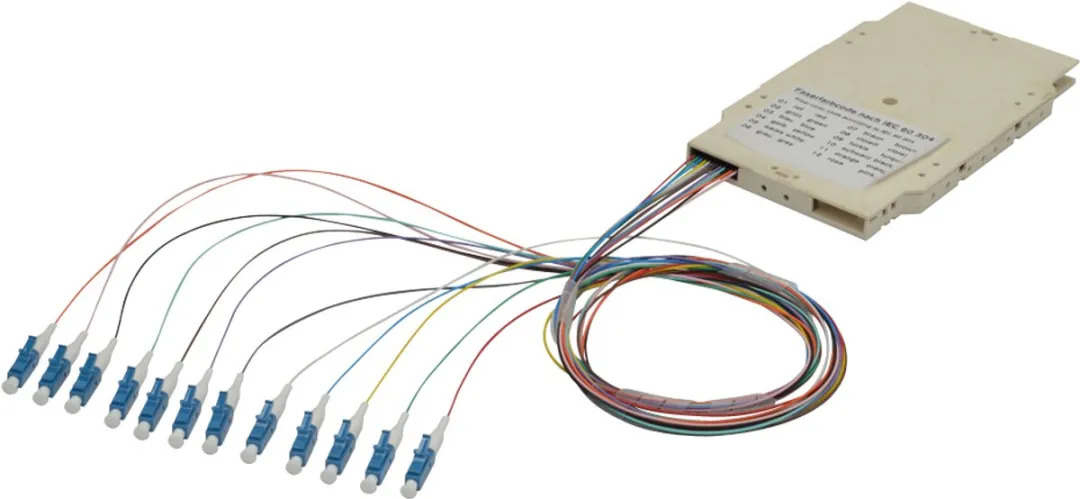 Digitus 12 LC Glasvezeladapter 9/125µ - Beige
