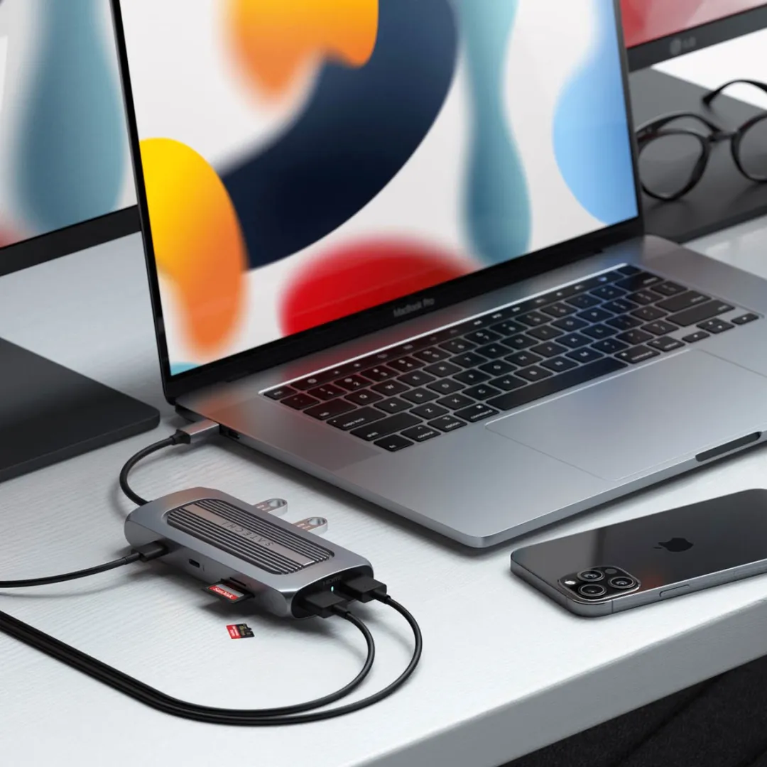 Satechi USB-C Multiport MX Adapter - Grijs