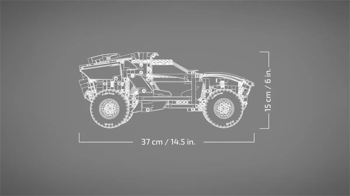 LEGO Technic Audi RS Q e-tron 42160 - 914 Stukken - afbeelding 6 van 6