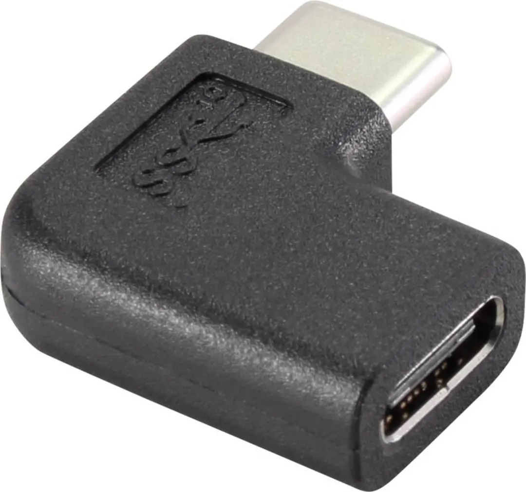 Renkforce RF-4410232 USB-C Adapter 90° Rechts - Zwart
