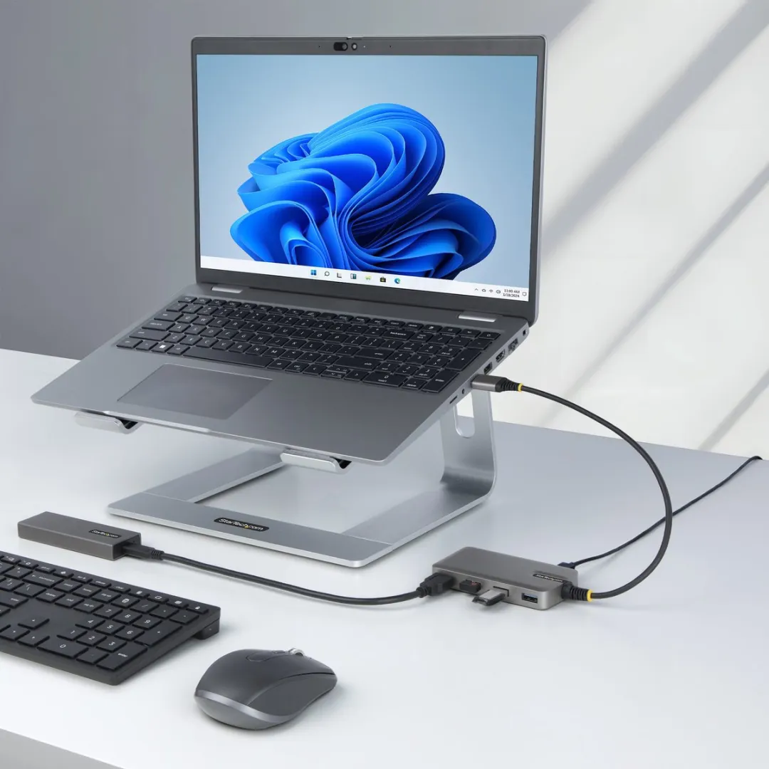 Startech 5G4AC-USB-A-HUB USB Hub 5Gbps - Grijs - afbeelding 4 van 4