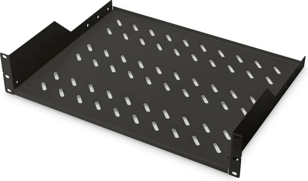 Digitus DN-19 TRAY-2-SW Apparaatbodem 19" - 2 HE - Zwart