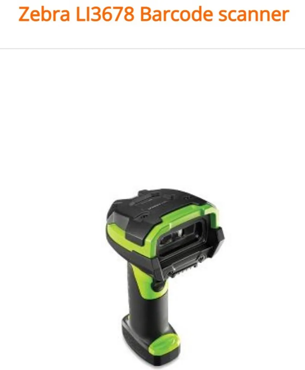Zebra LI3678-SR Draagbare Barcode-Scanner