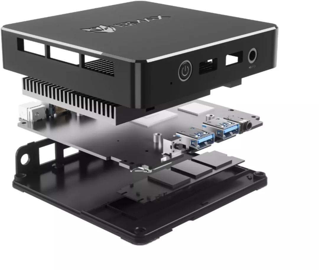 BMAX B4 Mini PC - Intel N95 - 12GB RAM 256GB SSD - afbeelding 2 van 5