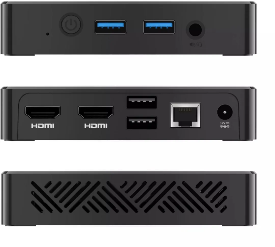 BMAX B4 Mini PC - Intel N95 - 12GB RAM 256GB SSD - afbeelding 4 van 5