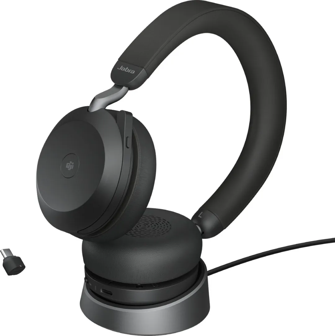 Jabra Evolve2 75 MS Bluetooth Headset - Zwart