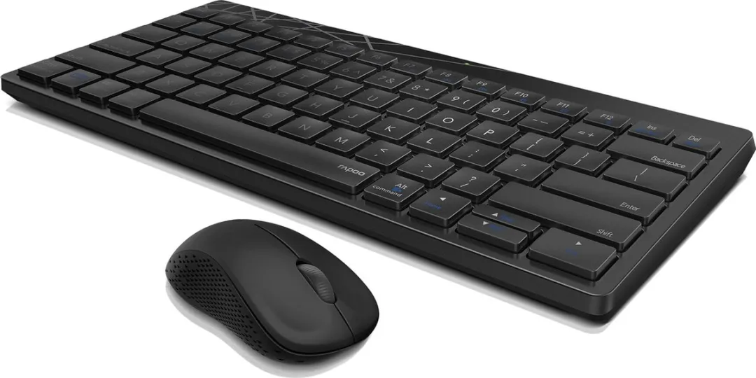 Draadloze Combo set 8000M QWERTY UI met draadloze muis Zwart